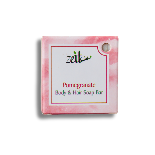 pomegranate, body & hair soap bar